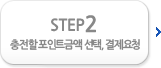 충전할 포인트 금액 선택, 결제요청